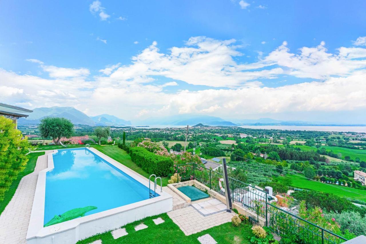 Piscina Panoramica - La Casa Volante Villa Soiano Del Lago Exterior photo
